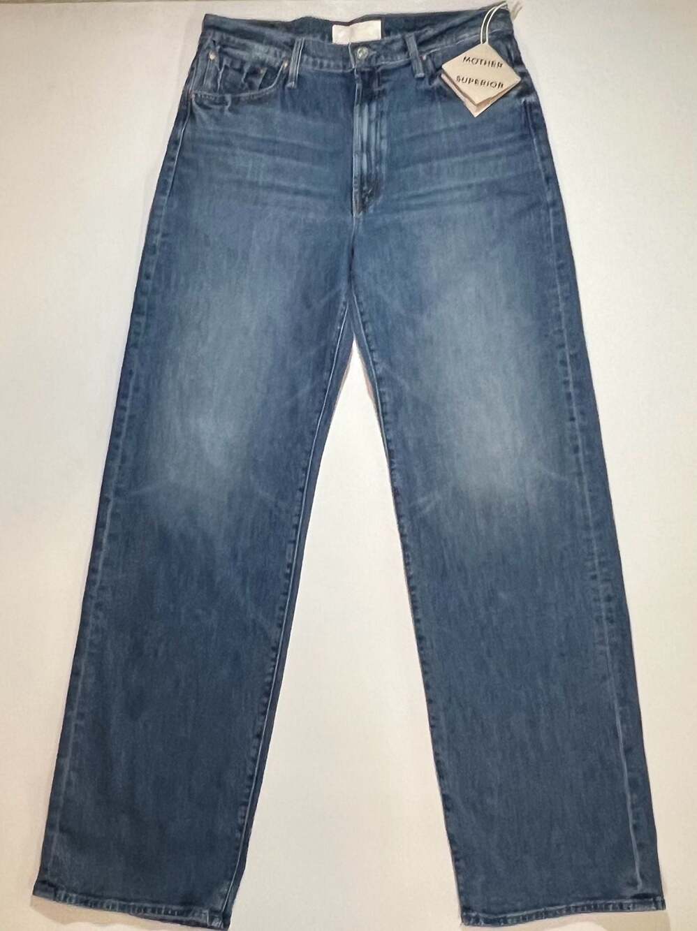Mother The Dodger Skimp Cuff Jeans in Music Is The Medium Wash Size 31